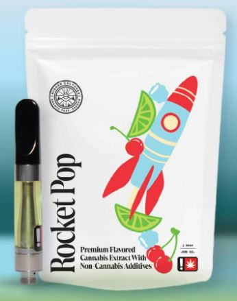 Photograph of product: Higher Cultures | Rocket Pop | Flavored Distillate Cartridge 1g