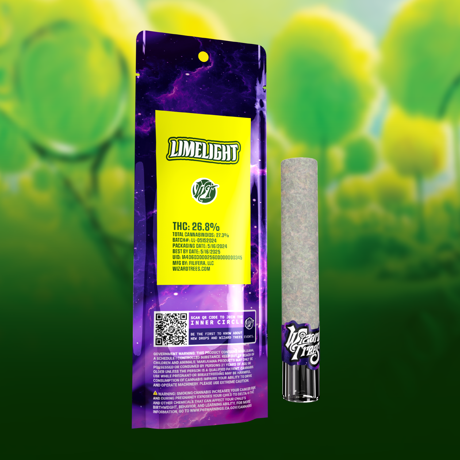 Photograph of product: Preroll - Limelight