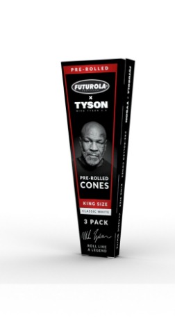 Photograph of product: Tyson 2.0 x Futurola King Size Pre-Rolled Cones (3pk)