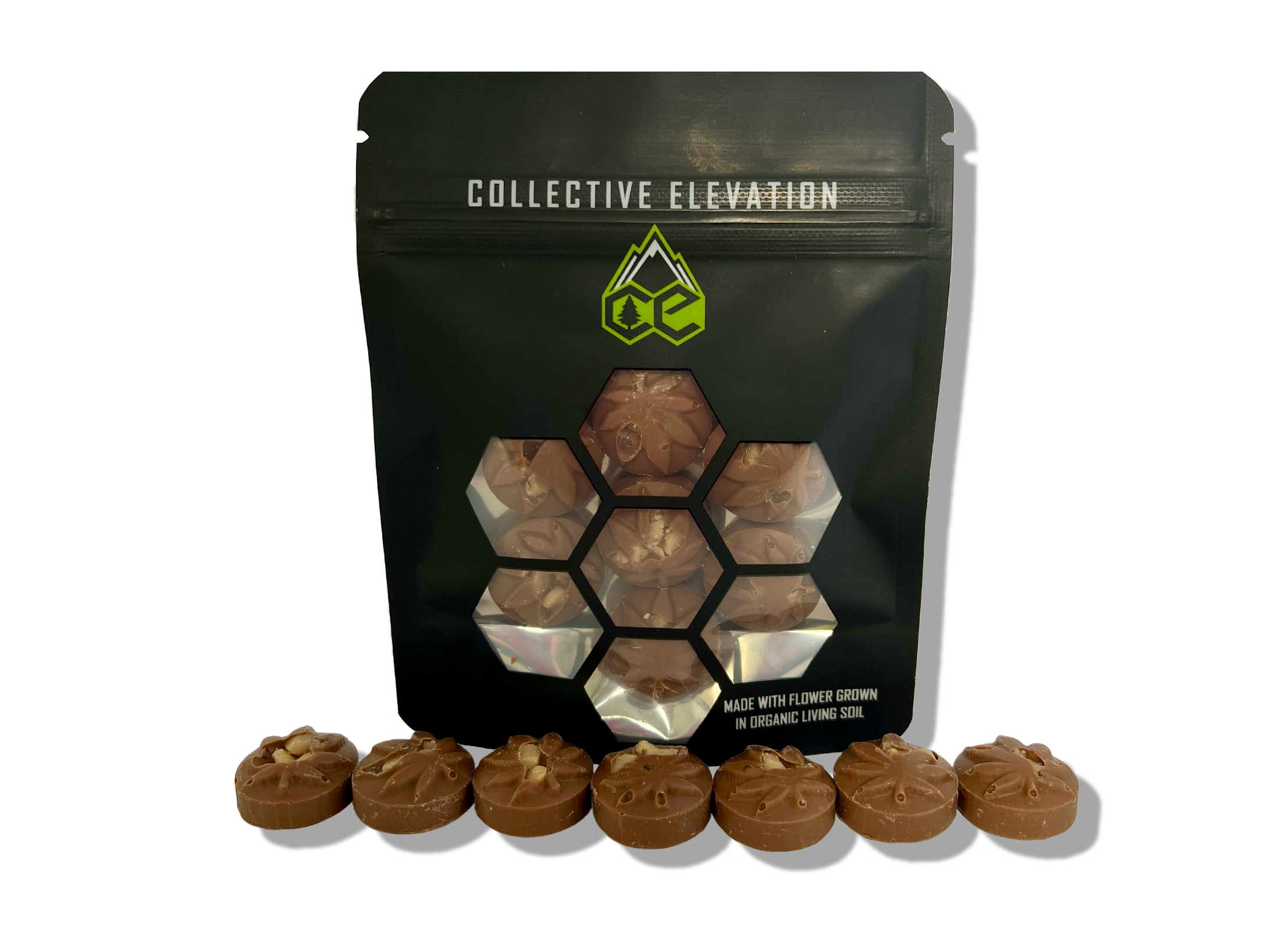 Photograph of product: Oui'd Toffee Sea Salt | Chocolate Bites (7 Pack)