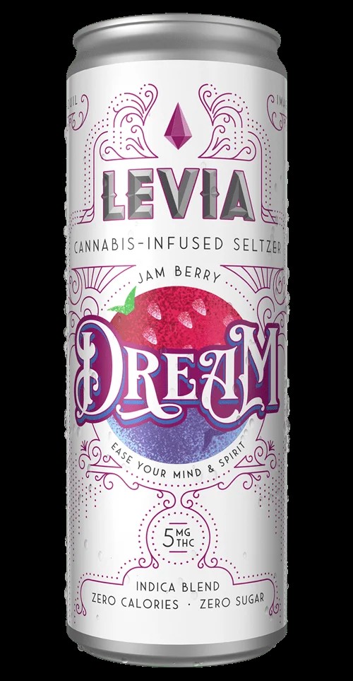 Photograph of product: Levia Dream- Jam Berry Seltzer 5mg