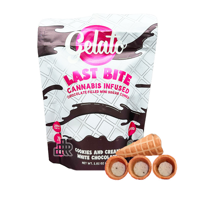 Photograph of product: Birthday Cake | Last Bite Sugar Cones | 10pc