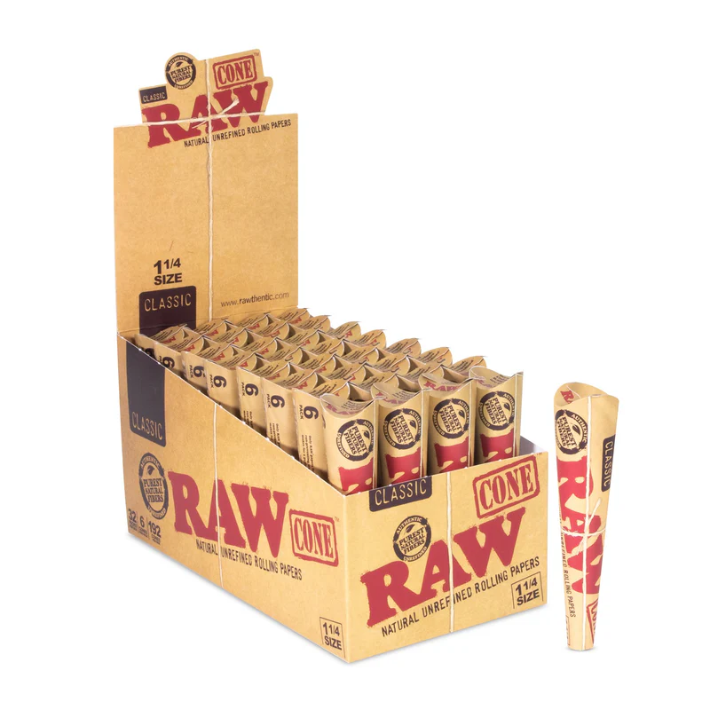 Photograph of product: Raw cones 6 pack classic
