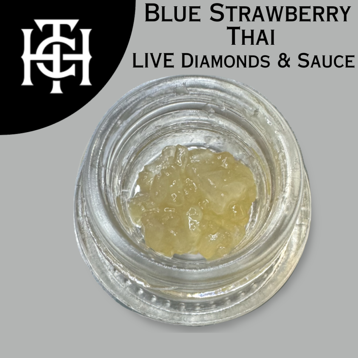 Photograph of product: Blue Strawberry Thai 1g LIVE Diamonds in Sauce The Heirloom Collective