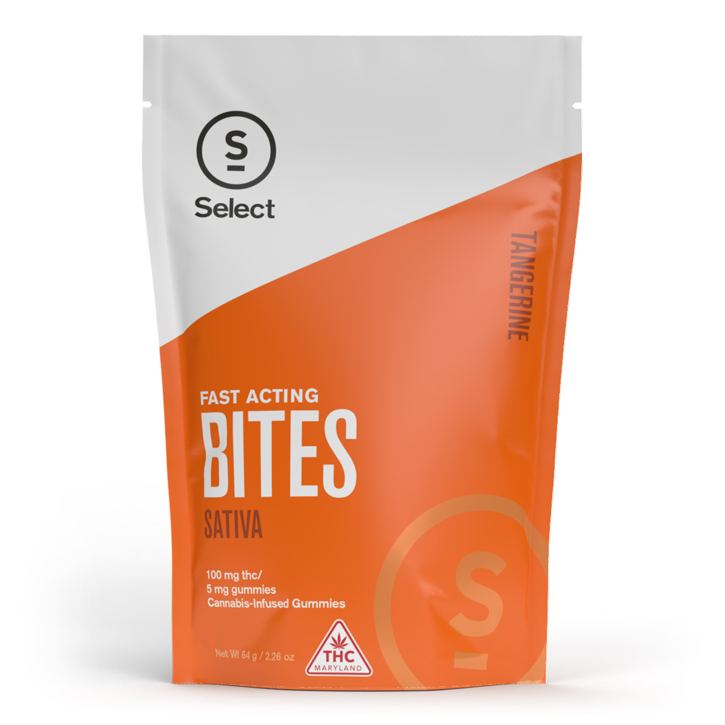 Photograph of product: Tangerine Fast Acting Bites 5mg 20pk