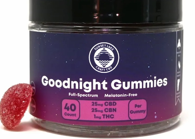 Photograph of product: SL CBD | Goodnight Gummies 40pk CBD + CBN + 40mg TH-oui