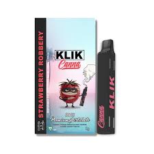 Photograph of Product: Klik | Strawberry Robbery | 1G Magnetic Distillate Disposable