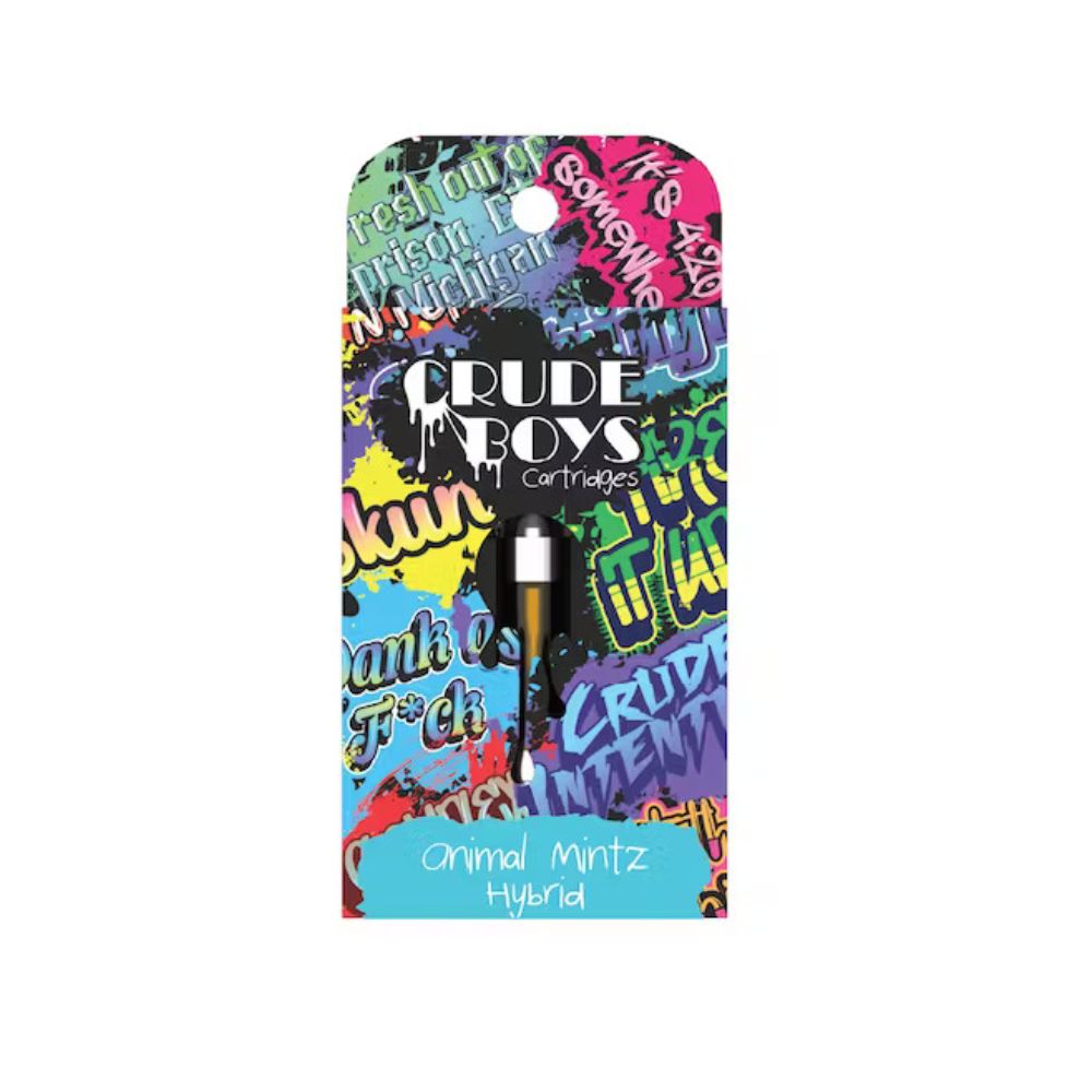 Photograph of product: Crude Boys | Animal Mintz 1g Cartridge