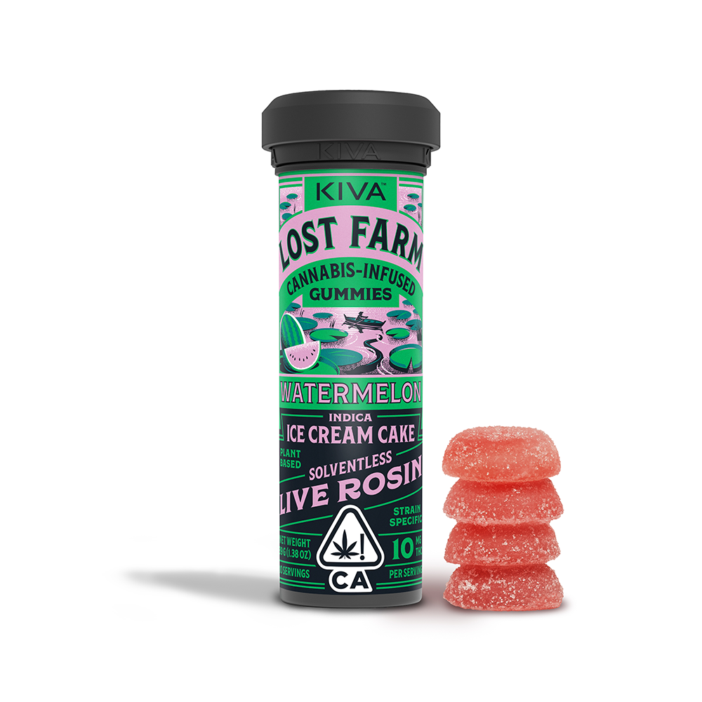 Photograph of product: Lost Farm | Watermelon (Ice Cream Cake) - 100mg Live Rosin Gummies