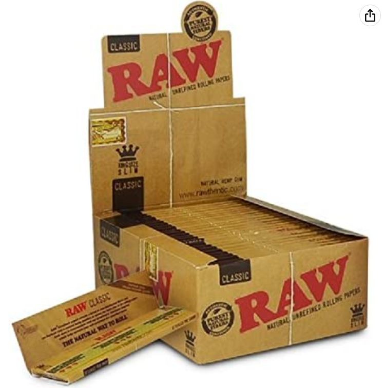 Photograph of product: Classic King Size Papers | 32pk | RAW