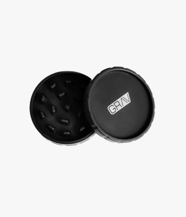 Photograph of product: GRAV HEMP PLASTIC 2-PIECE GRINDER