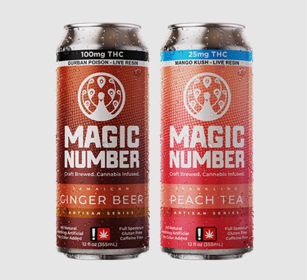 Photograph of product: 100mg Ginger Beer - Soda - Magic Number