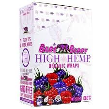 Photograph of product: High Hemp Wraps - Bare Berry - 2ct