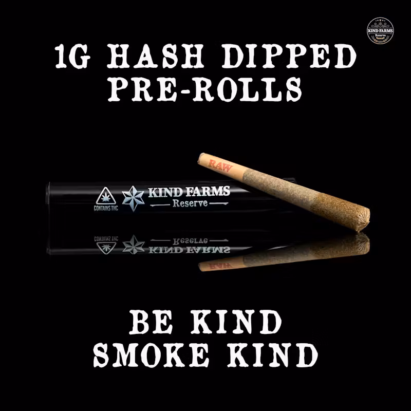 Photograph of product: Kind Farms | Miracle Glow au chocolat Dipped PreRoll