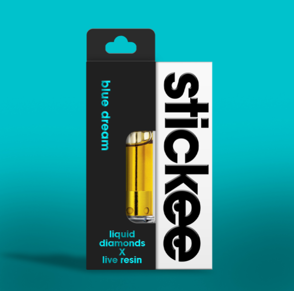 Photograph of product: Blue Dream | 510 Thread | Live Resin x Liquid Diamonds | Stickee
