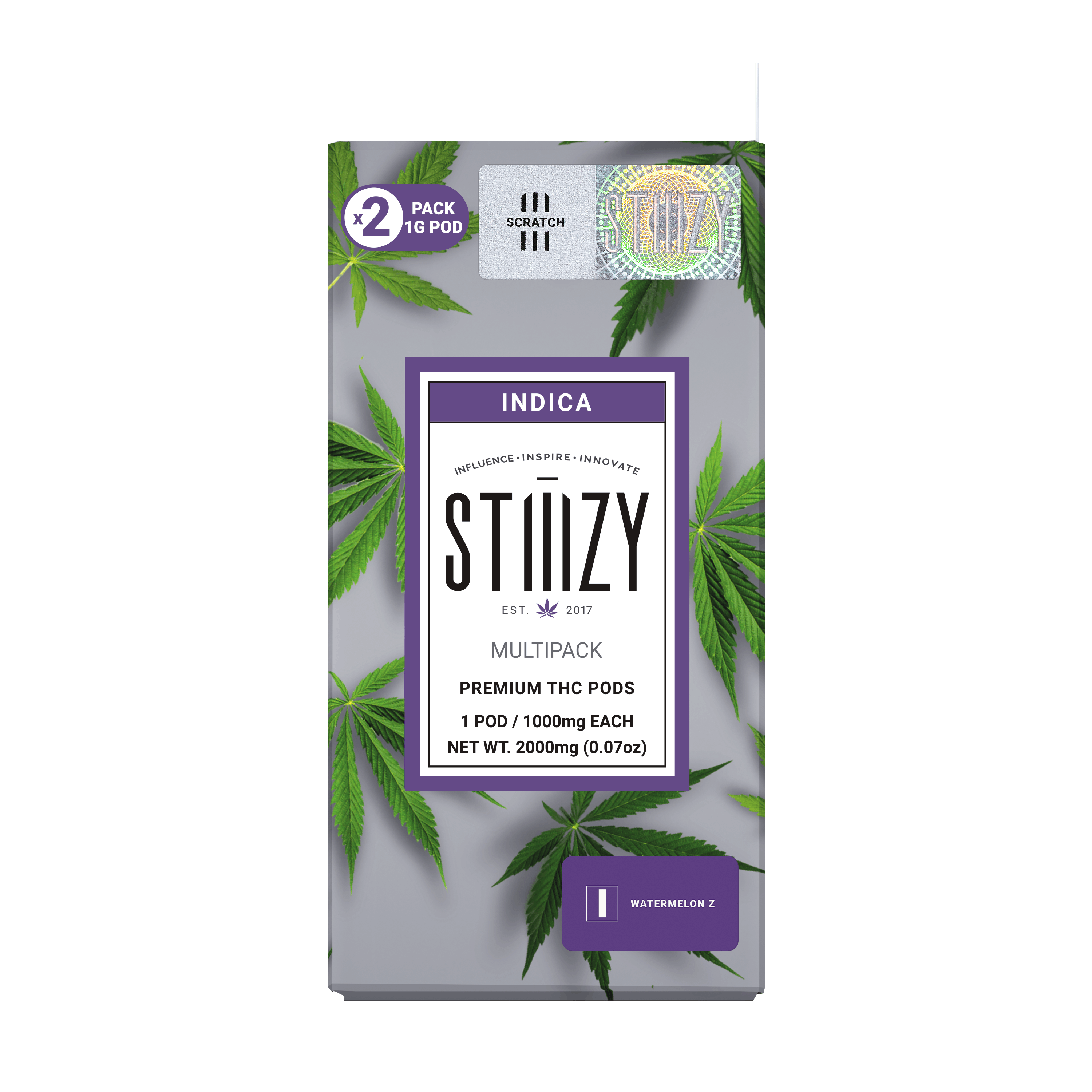 Photograph of product: 2000mg Watermelon Z Pods 2pk