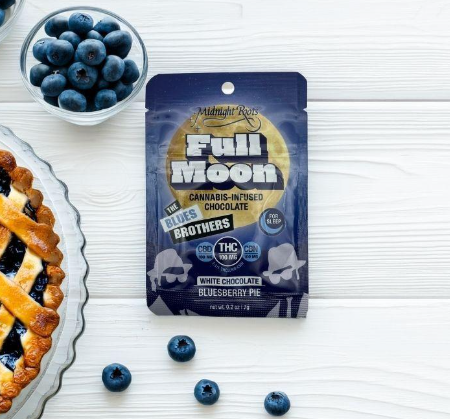 Photograph of product: Blueberry Pie - TH-oui:CBD:CBN Full Moons - 100mg