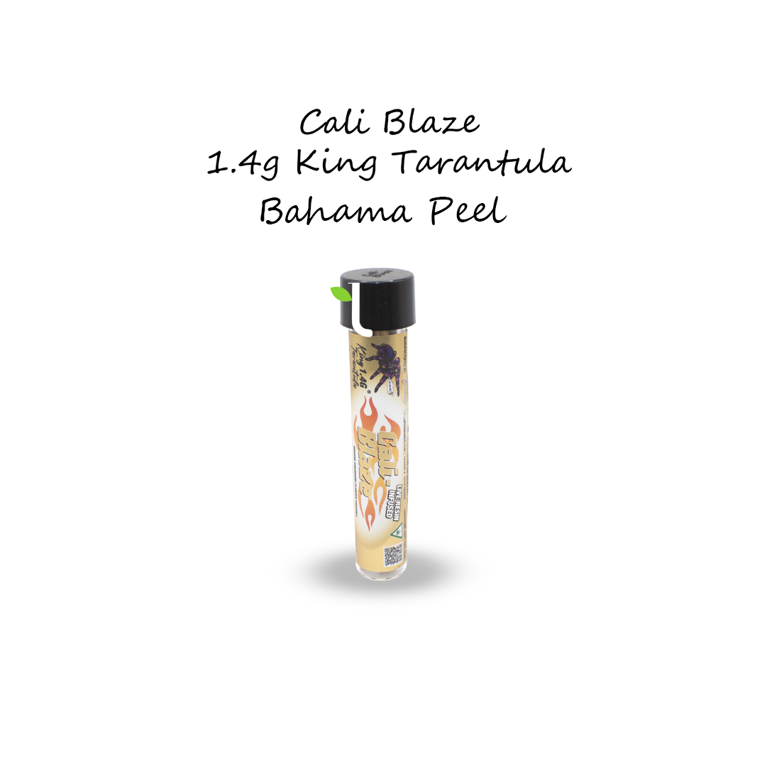 Photograph of product: Bahama Peel | 1.4g King Tarantula Infused Preroll