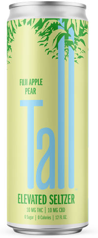 Photograph of product: Fuji Apple Pear 1:1 [10mg TH-oui : 10mg CBD] Seltzer || Tall