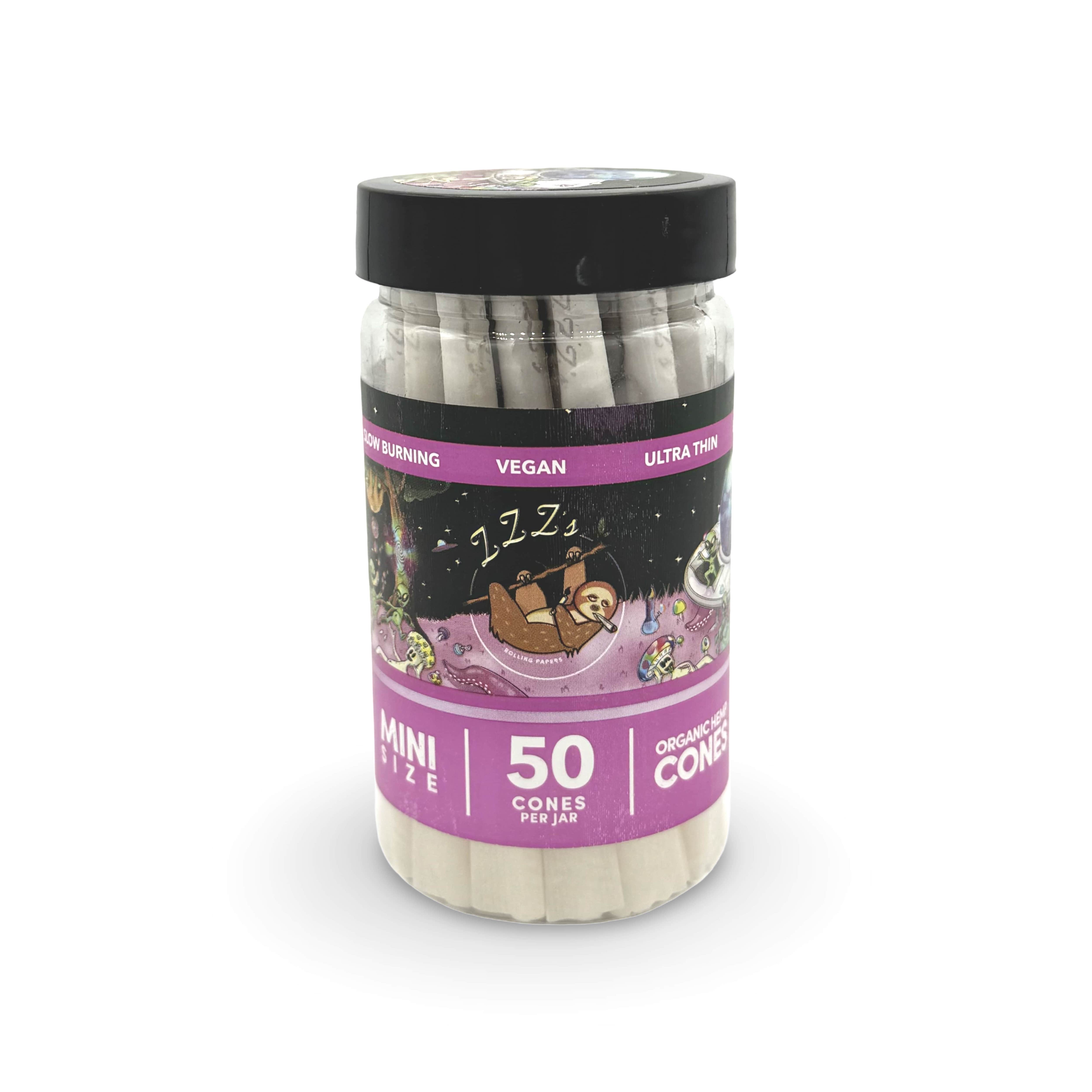 Photograph of product: Zzz's - Intergalactic Trip - Cones - 50pk - 70mm Mini