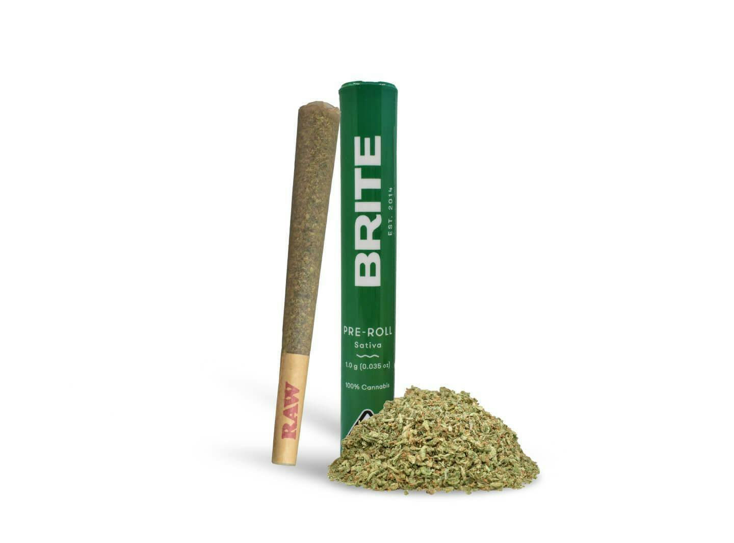 Photograph of product: BRITE | LEMONATTI (S) | 1G PRE-ROLL
