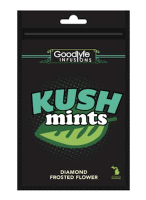 Photograph of product: Kush Mint Diamond Frosted Flower by Goodlyfe - 3.5g
