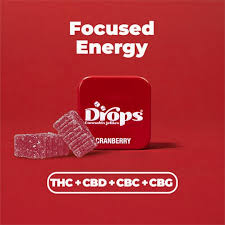 Photograph of product: Drops Rosin Cranberry CBG | TH-oui | CBD 2pc