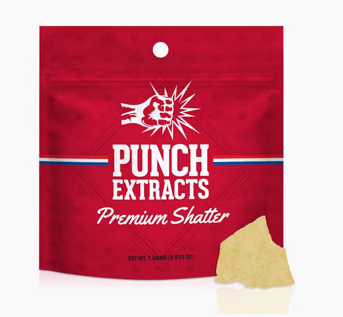 Photograph of product: Punch Extracts Galactic Warheads Shatter 1g