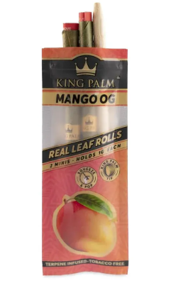 Photograph of product: King Palm Mini Mango OG Cones 2pk