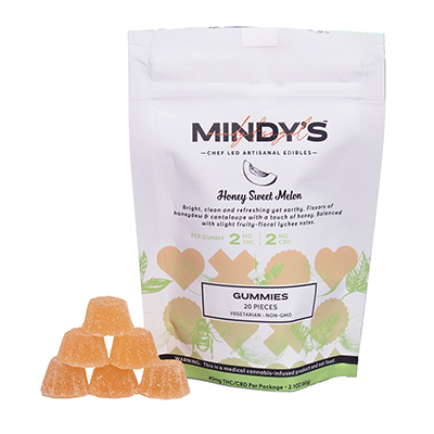 Photograph of product: Gummy Honey Sweet Melon 1:1 CBD:TH-oui [20pk] | 50mg
