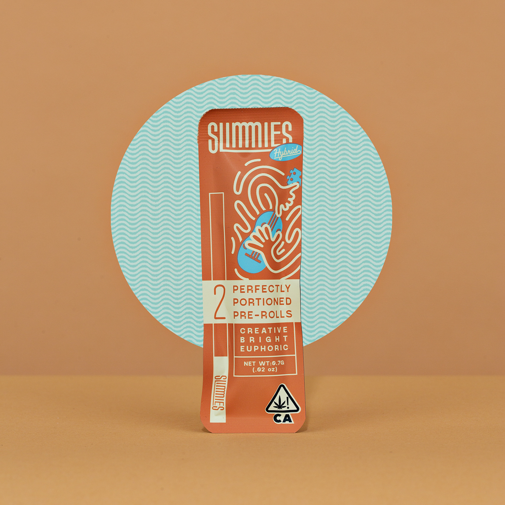 Photograph of product: Slimmies Governmint Oasis Joints 2pk Hybrid ( .7g Indoor Flwr )