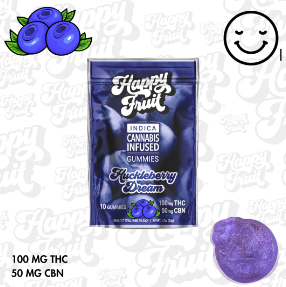 Photograph of product: Huckleberry Dream TH-oui/CBN 100mg