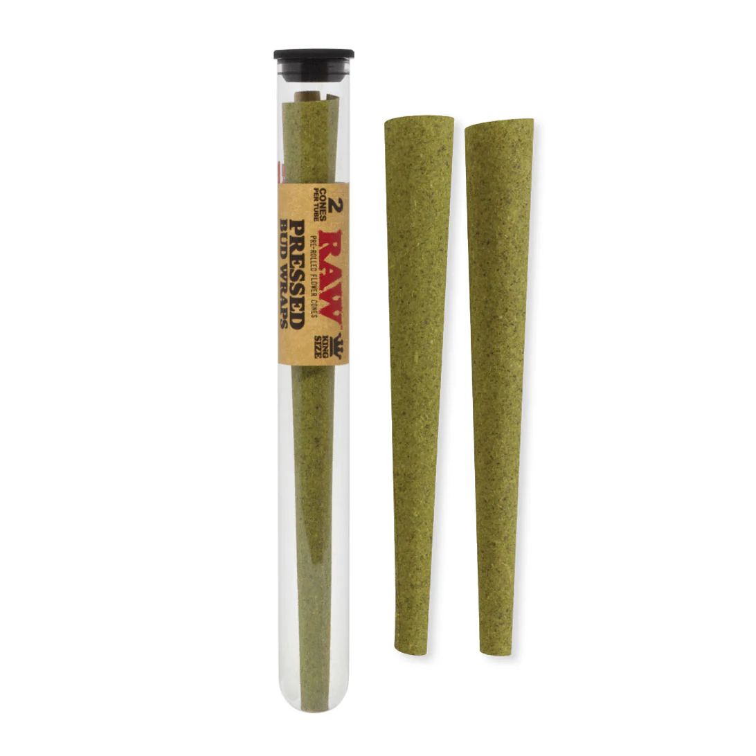 Photograph of product: Raw - Bud Presssed Cones King Size | 2pc