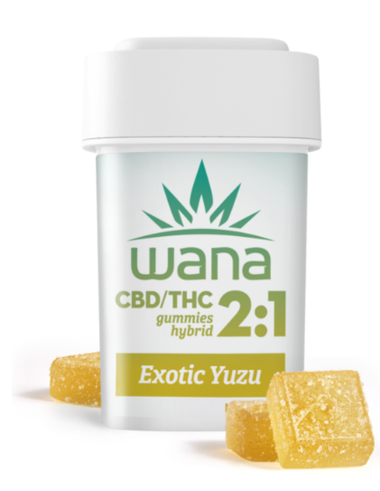 Photograph of product: Classic Exotic Yuzu 2:1 CBD:TH-oui 20ct Gummies (H) 00164