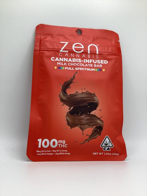 Photograph of product: Milk Chocolate - 100mg - 