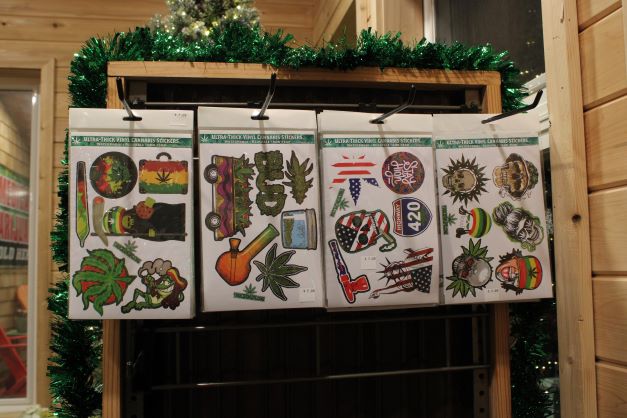 Photograph of Product: Marijuana Stickers - Set of 6
