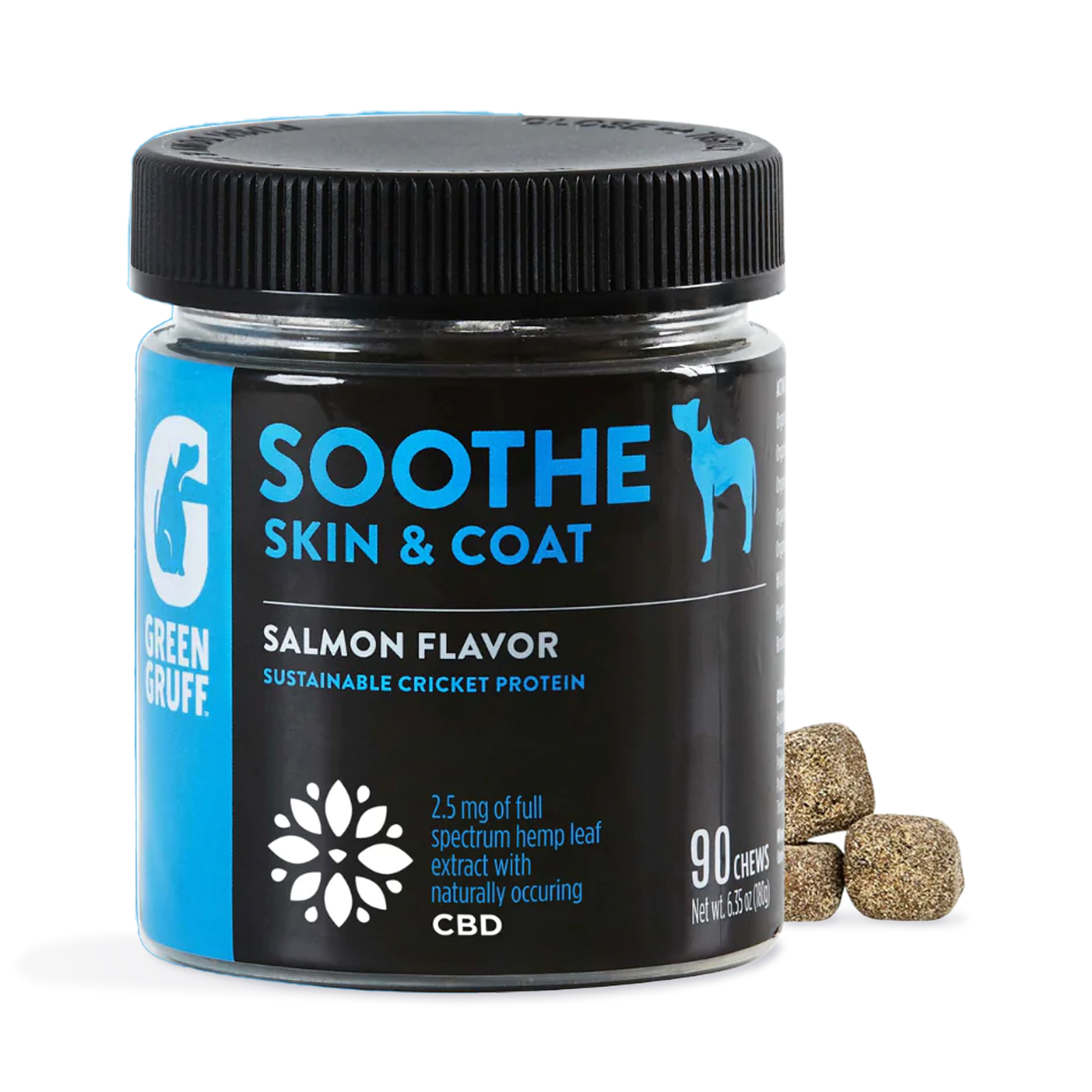 Photograph of product: SOOTHE Skin & Coat Plus CBD Soft Chew Jar