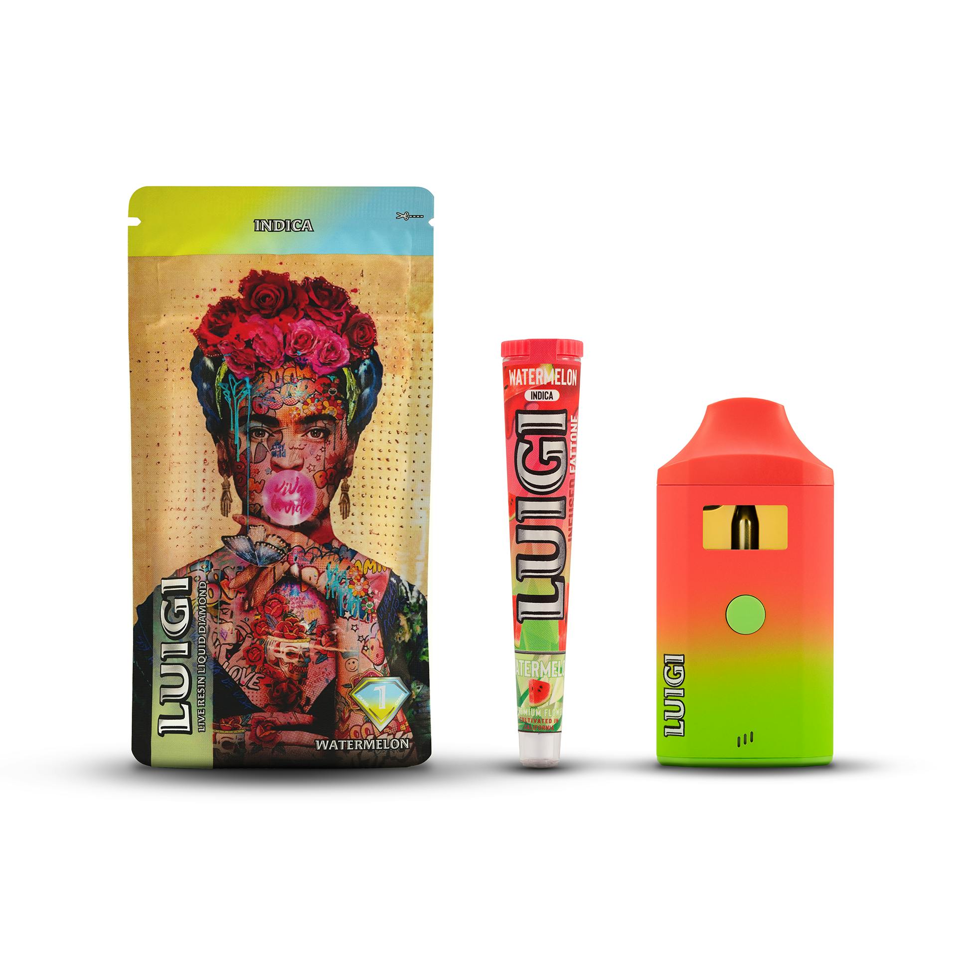 Photograph of product: WATERMELON - 1G AIO VAPE