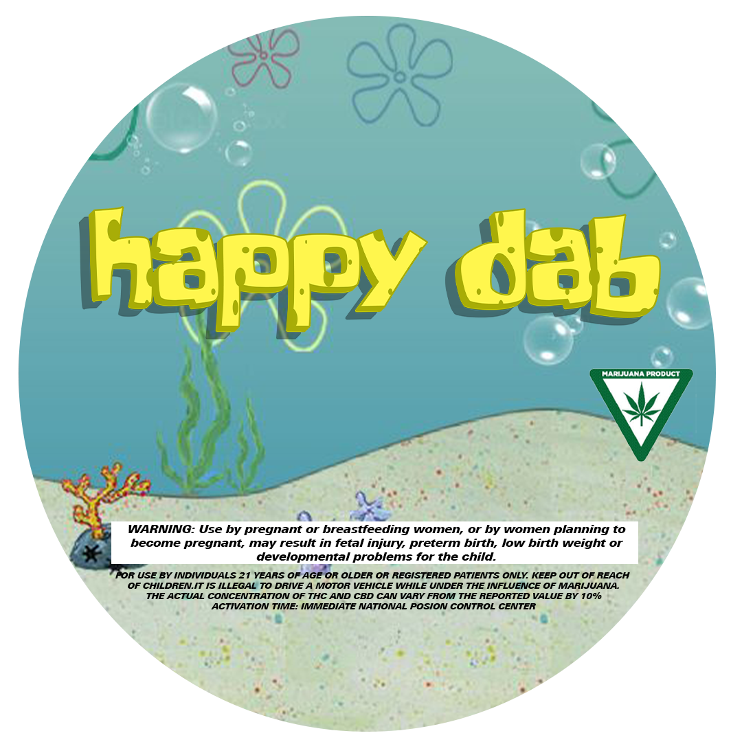 Photograph of product: Happy Dab | Live Resin - 1g - Zkittlez