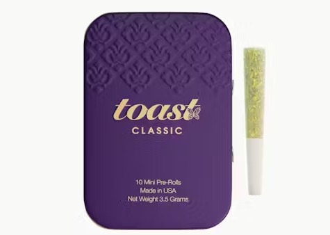 Photograph of product: toast | Saffron Gelato | Classic | 0.35g Pre-Rolls | 10pk