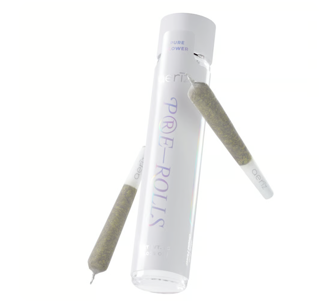 Photograph of product: Pre-Roll Pack | Aeriz | Florida Oranges 2pk