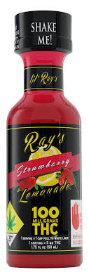 Photograph of product: Ray's Infused Lemonade - 100mg Lil' Ray - Strawberry Lemonade