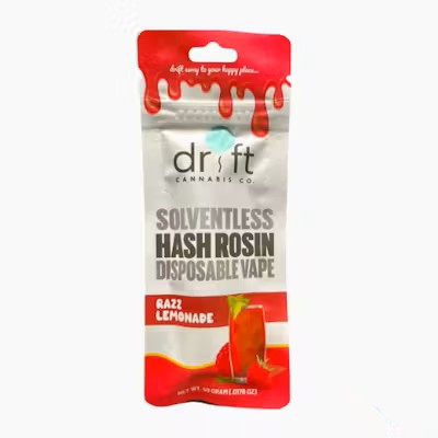 Photograph of product: DRIFT | RAZZ LEMONADE ROSIN DISPOSABLE