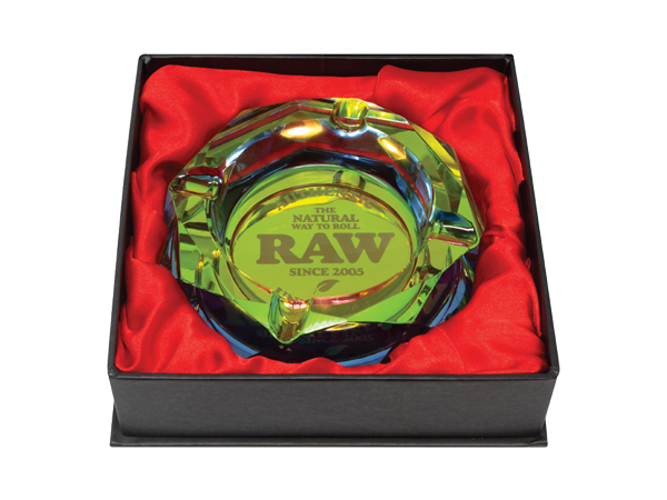 Photograph of product: RAW | Ashtray | Rainbow Glass