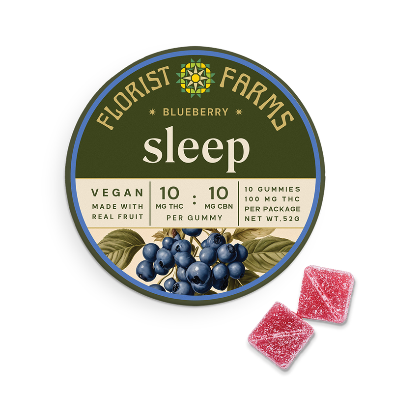 Photograph of product: Blueberry | Gummies | 10pk | 100mg