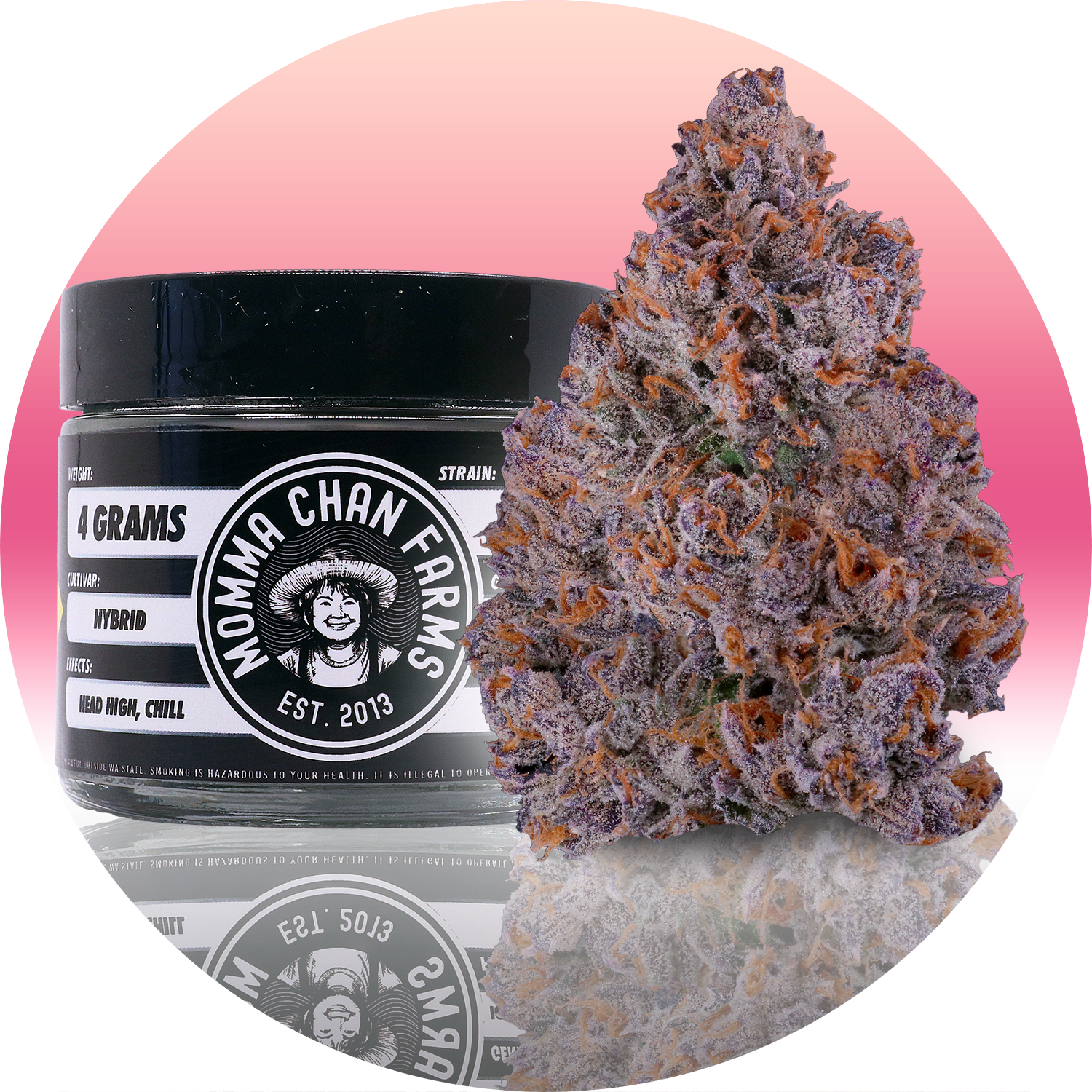 Photograph of Product: Momma Chan Farms - Rose Gold Runtz Preroll 2pk