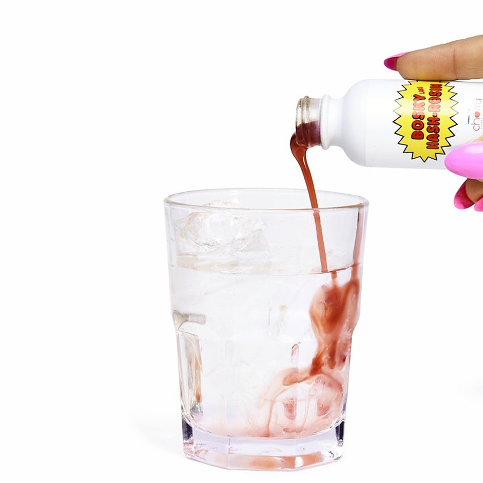 Photograph of product: Bosky- Peach Rosin Syrup 100mg