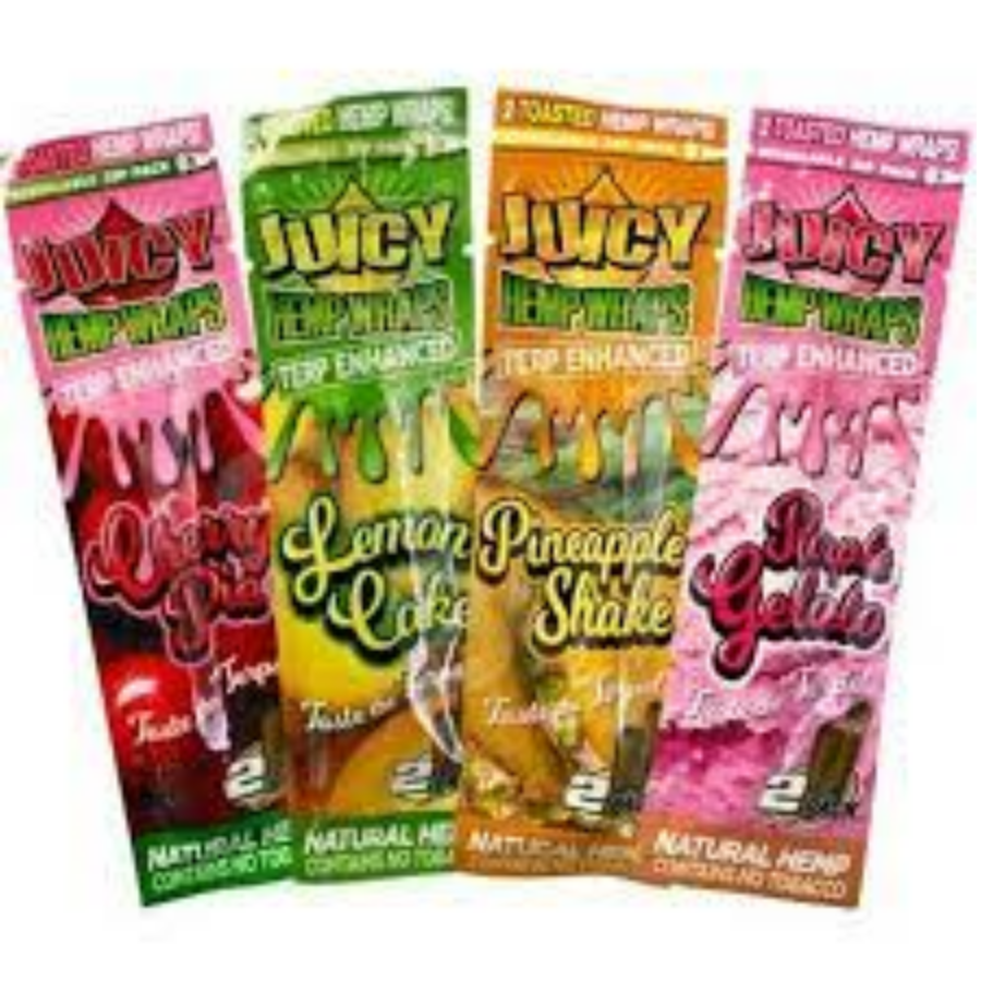 Photograph of product: **Juicy Jays - Hemp Wrap Cherry Pie - GREEN LEAF SPECIAL