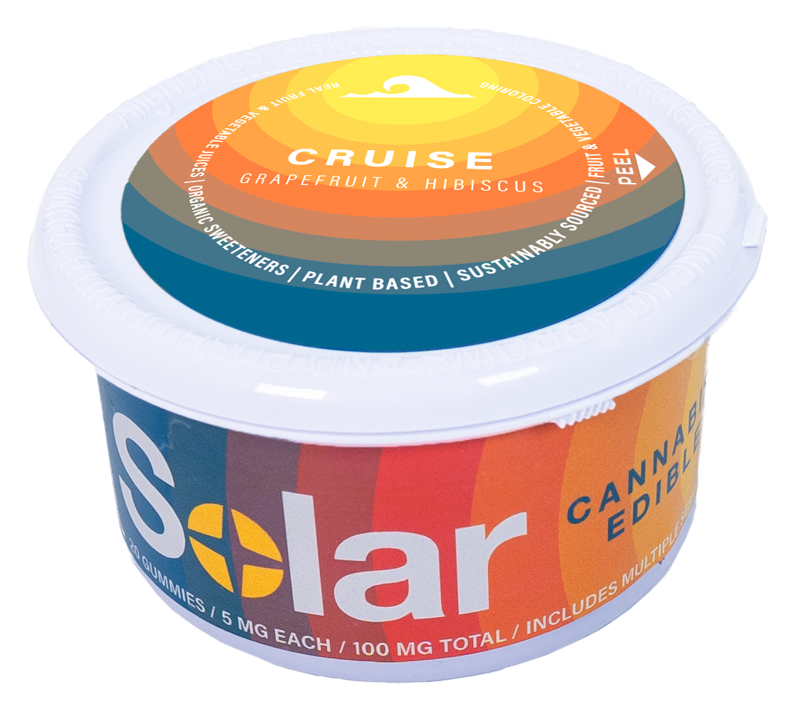 Photograph of product: Cruise Grapefruit Hibiscus - Gummies (20pk) (100mg)