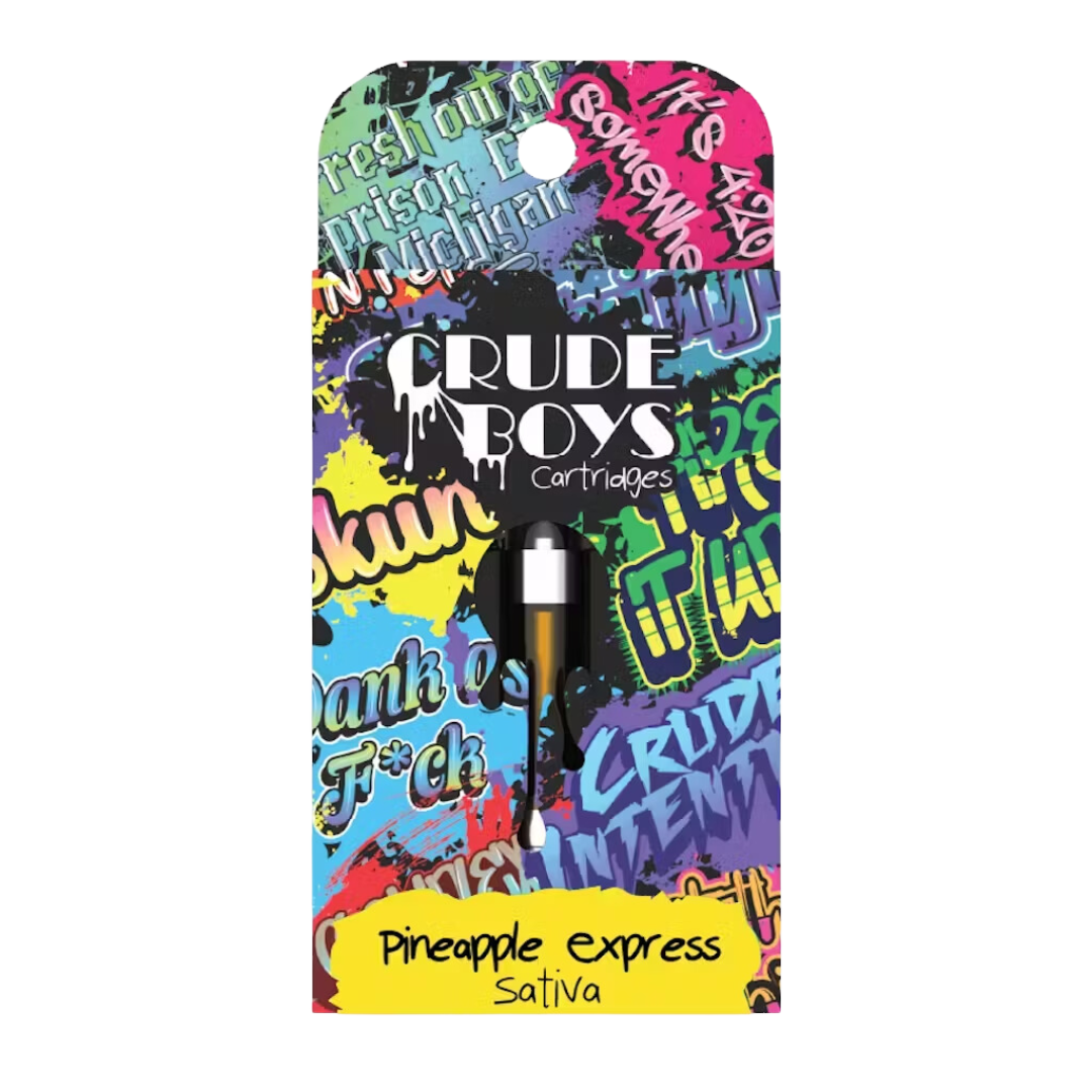 Photograph of product: Crude Boys - 1g 510 Cart - Pineapple Express